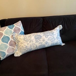 Blue and White Vintage Pillow